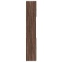 Aparador alto madera de ingeniería marrón roble 80x42,5x249 cm