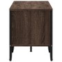 Mueble de TV madera de ingeniería marrón roble 122x34x41 cm