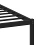 Estructura de cama sin colchón metal roble marrón 200x200 cm