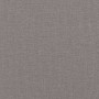 Cama box spring con colchón tela gris taupe 100x200 cm