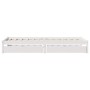 Estructura cama sin colchón madera maciza pino blanca 100x200cm