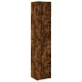 Armario estrecho madera ingeniería roble ahumado 45x42,5x225 cm