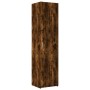 Armario estrecho madera ingeniería roble ahumado 45x42,5x225 cm
