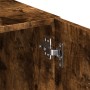 Armario de madera de ingeniería roble ahumado 70x42,5x225 cm