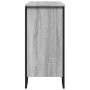Aparador madera de ingeniería gris Sonoma 91x35,5x74,5 cm