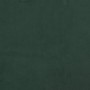 Colchón muelles ensacados terciopelo verde oscuro 90x220x20cm