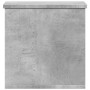 Caja de almacenaje madera ingeniería gris hormigón 30x35x35 cm