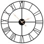 Reloj de pared de hierro negro Ø50 cm