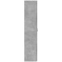 Armario archivador madera ingeniería gris hormigón 60x32x153 cm
