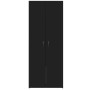 Armario archivador madera de ingeniería negro 60x32x153 cm