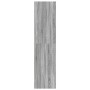 Armario de madera de ingeniería gris Sonoma 80x50x200 cm