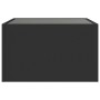 Mesa de centro con Infinity LED negro 50x50x30 cm