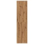 Armario de madera de ingeniería roble artesanal 30x50x200 cm