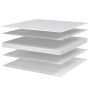 Colchón de espuma viscoelástica blanco 140x190x17 cm