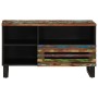 Mueble de TV madera maciza de acacia 80x34x46 cm