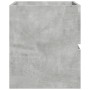 Armario pared baño madera ingeniería gris hormigón 80x38,5x45cm