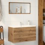 Armario pared baño madera ingeniería artisian 80x38,5x45 cm