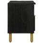 Mueble de TV madera de ingeniería negro 100x33x46 cm