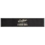 Alfombra de cocina lavable terciopelo texto café 60x300 cm
