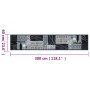 Alfombra de cocina lavable terciopelo vino gris 60x300 cm