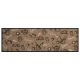 Alfombra de cocina lavable terciopelo marrón Morning 45x150 cm