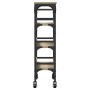 Carrito de cocina madera de ingeniería roble Sonoma 53x20x76 cm