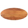 Tablero de mesa ovalado madera maciza de acacia 90x40x3,8 cm