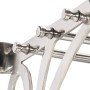 Soporte de equipaje con perchas y espejo de pared aluminio