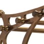 Soporte de equipaje con perchas de pared aluminio