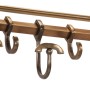 Soporte de equipaje con perchas de pared aluminio