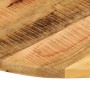 Tablero de mesa redondo madera maciza mango rugosa Ø 80x3,8 cm