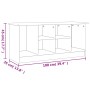 Banco zapatero ALTA madera maciza de pino 100x35x45 cm
