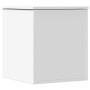 Caja de almacenaje madera de ingeniería blanca 40x42x46 cm
