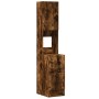 Mueble de cocina madera ingeniería roble ahumado 35x50x180 cm