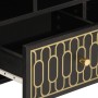 Mueble de TV madera maciza de mango 100x33x46 cm