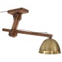 Lámpara de techo latón vintage 25 W E27 105x30x65-108 cm