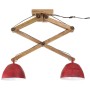 Lámpara de techo rojo desgastado 25 W E27 29x18x85 cm