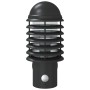 Aplique de exterior con sensor acero inoxidable negro