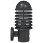 Aplique de exterior con sensor acero inoxidable negro
