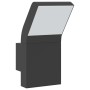 Lámpara de pared LED de exterior aluminio fundido negro