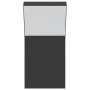 Lámpara de pared LED de exterior aluminio fundido negro