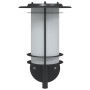 Apliques de exterior 2 unidades acero inoxidable negro