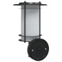 Apliques de exterior 2 unidades acero inoxidable negro