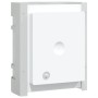 Apliques de exterior 2 unidades acero inoxidable plateado
