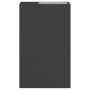 Lámparas de pared de exterior 2 uds aluminio fundido negro