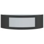 Apliques de exterior 2 unidades acero inoxidable negro