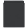 Lámparas de pared de exterior 2 uds aluminio fundido negro