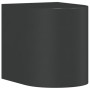 Lámpara de pared de exterior aluminio fundido negro