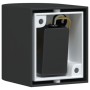 Lámpara de pared de exterior aluminio fundido negro