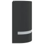 Lámpara de pared de exterior aluminio fundido negro